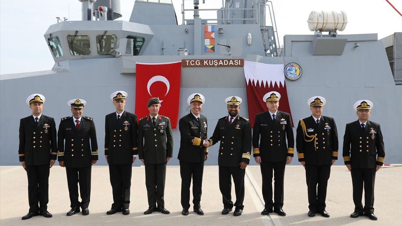 Oramiral Tatlıoğlu ve Tümgeneral Sulaiti'nin Görüşmesi