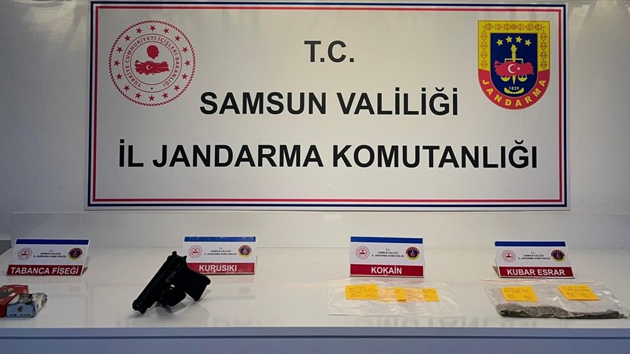 Samsun'da Silah ve Uyuşturucu Operasyonu