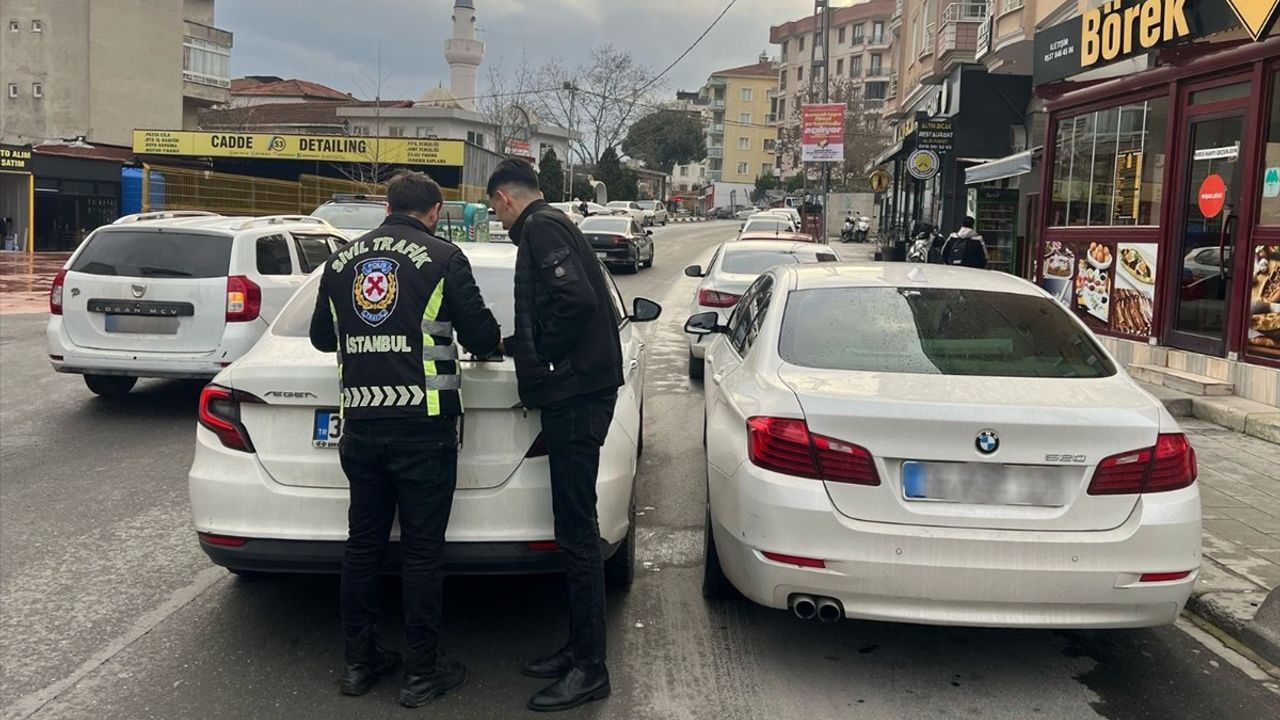 Sancaktepe'de Makas Atan Sürücüye 13 Bin Lira Ceza