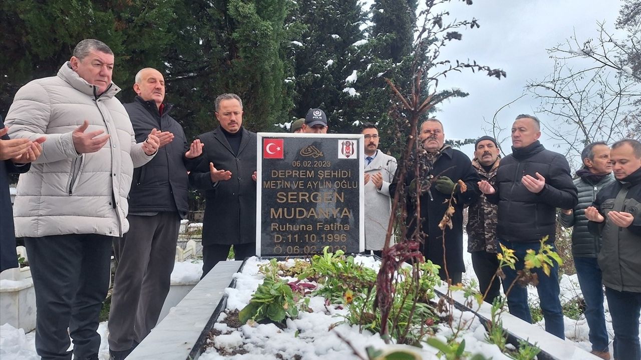 Sergen Mudanya İçin Anma Töreni Düzenlendi