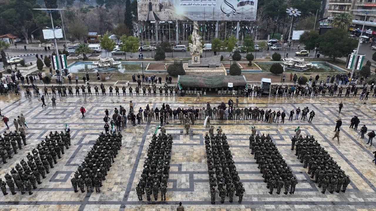 Suriye'de İlk Askeri Mezuniyet Töreni Halep'te Gerçekleşti