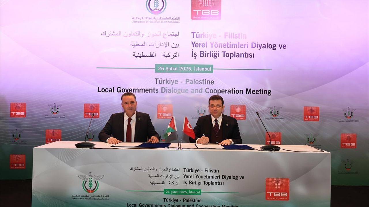 TBB ve Filistin Yerel Yönetimler Birliği Arasında Yeni İşbirliği Mutabakatı