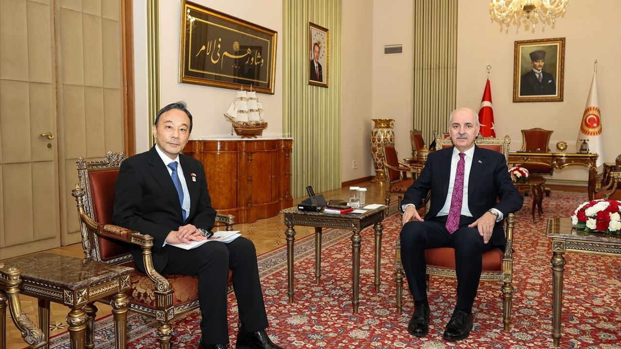 TBMM Başkanı Numan Kurtulmuş, Japon Büyükelçiyi Ağırladı