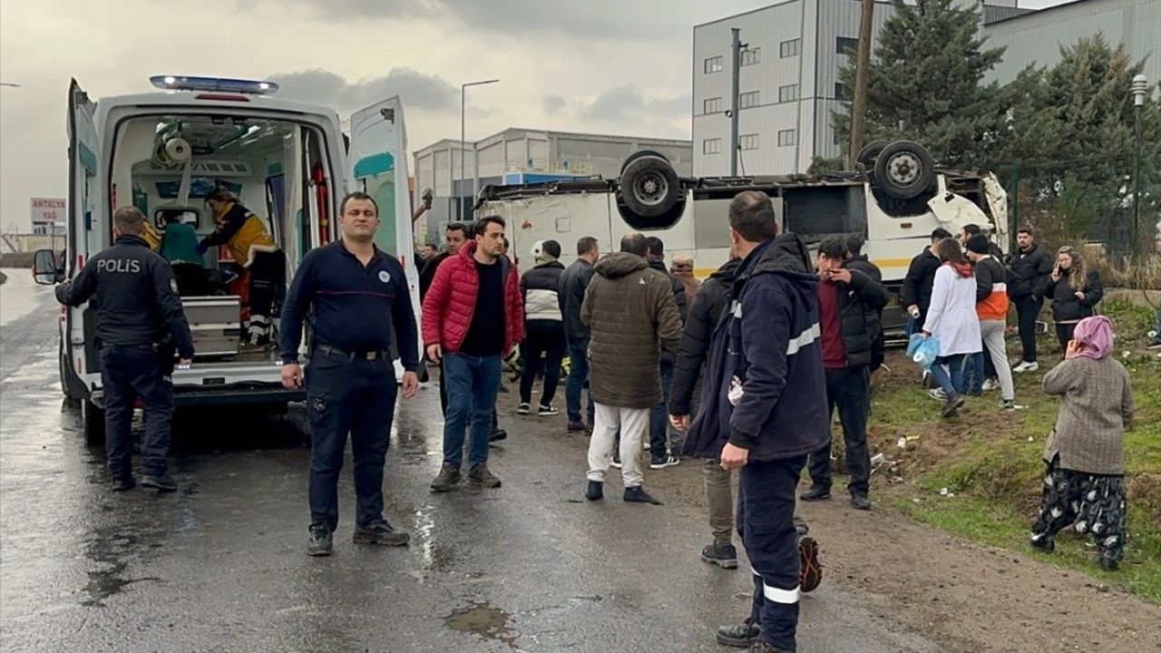Tekirdağ'da İşçi Servisi Kazası: 25 Yaralı