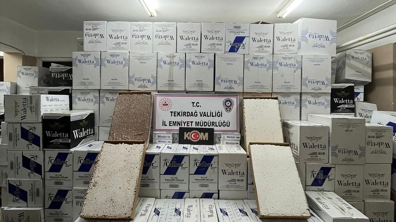Tekirdağ'da Kaçakçılık Operasyonu: 39 Gözaltı