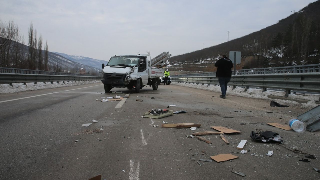 Tokat'ta Pikap Kazası: İki Yaralı