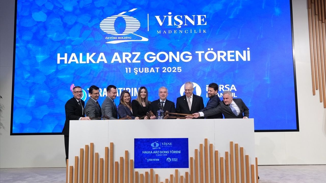 Vişne Madencilik Borsa İstanbul'da İşleme Açıldı