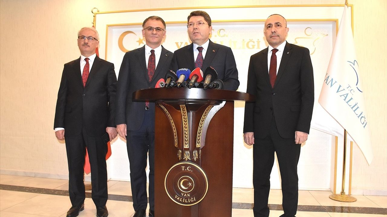 Adalet Bakanı Tunç'tan Van'da Terörle Mücadele Vurgusu