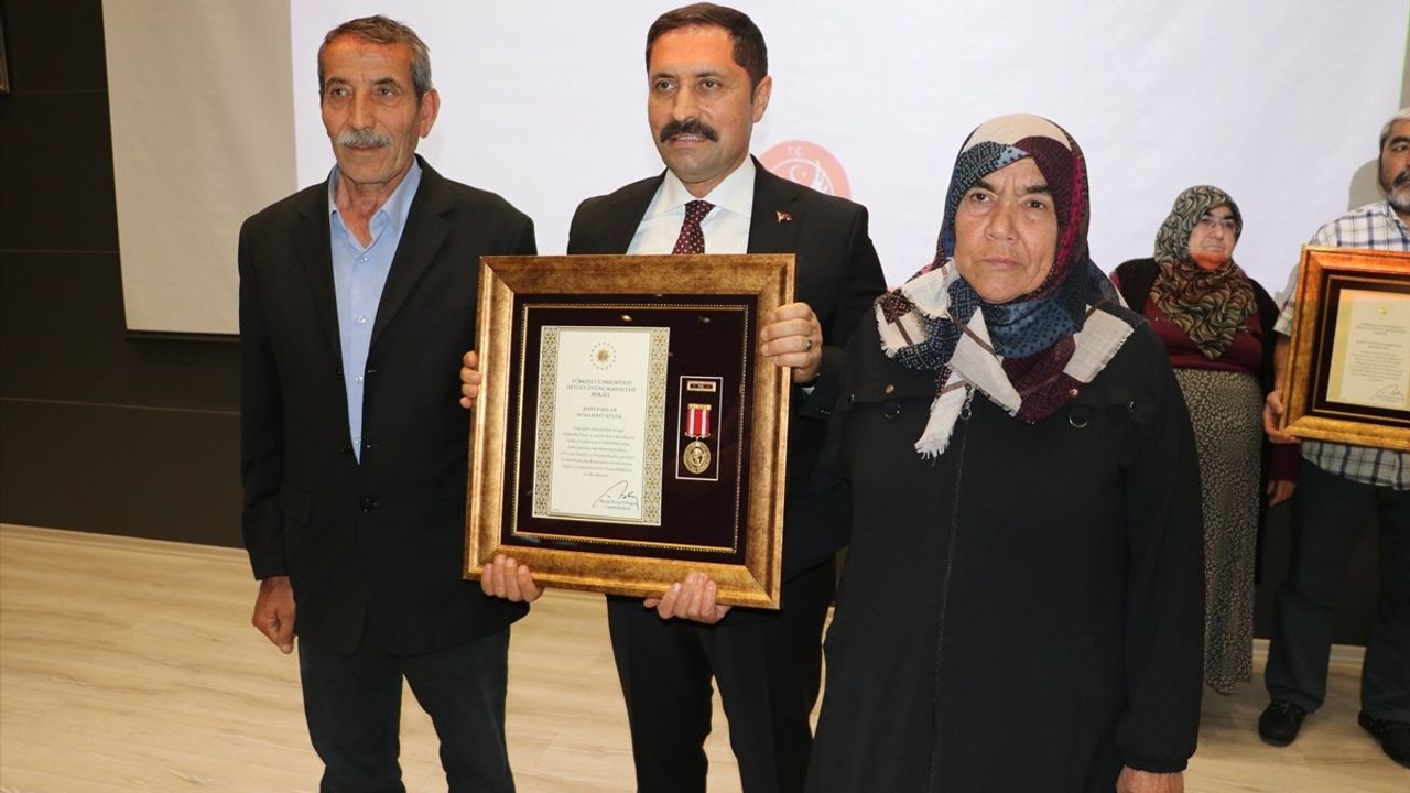 Adana, Hatay ve Osmaniye'de Devlet Övünç Madalyası Törenleri