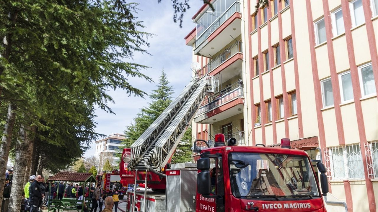 Ankara Kahramankazan'da Yangın