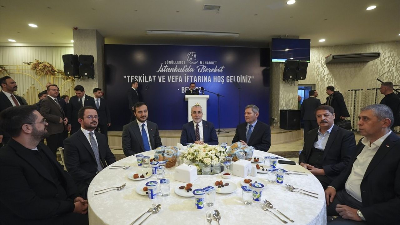 Bakan Işıkhan'dan Beykoz'da Vefa İftarı Konuşması