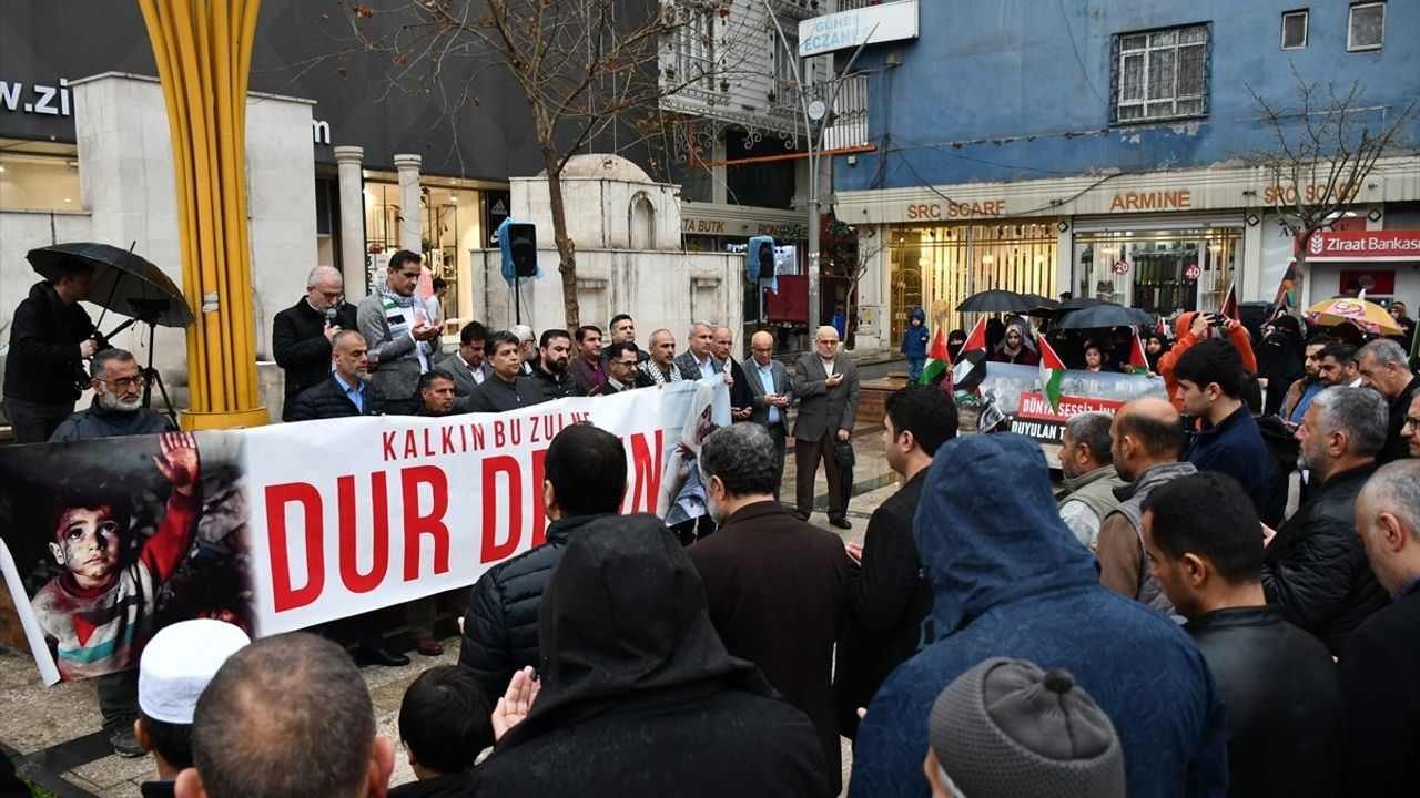 Batman'da Gazze İçin Protesto Düzenlendi