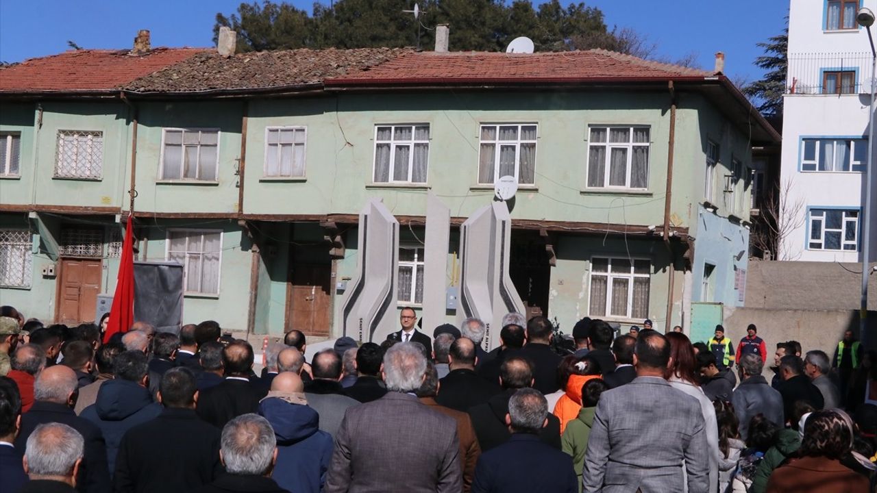 Çankırı'da Terör Saldırısında Şehit Olanlar Anısına Şehitler Anıtı Açıldı