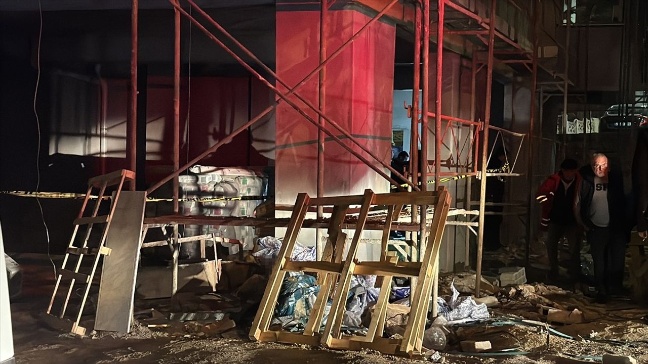 Elazığ'da İnşaat Halindeki Binada Üzücü Kaza