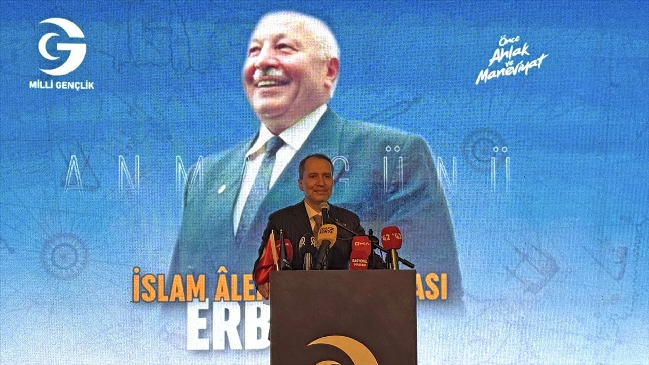 Fatih Erbakan, Konya'da Necmettin Erbakan'ı Andı