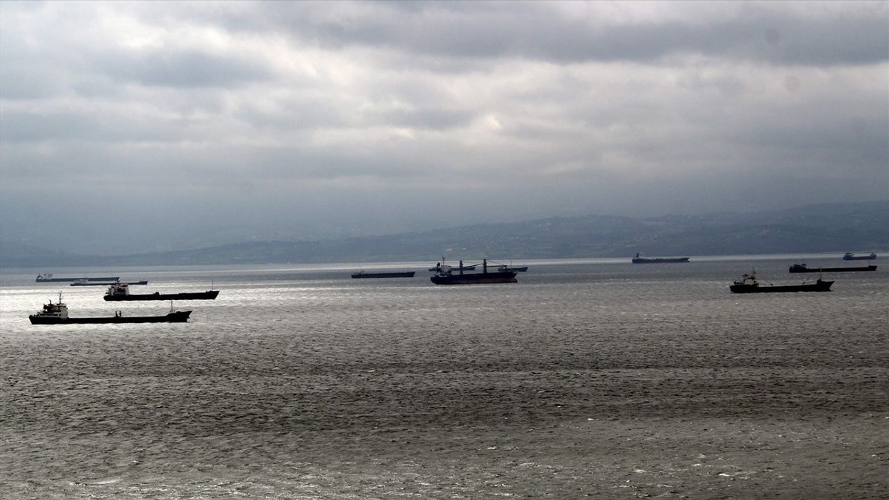 Fırtına Nedeniyle Yük Gemileri Sinop Limanına Sığındı