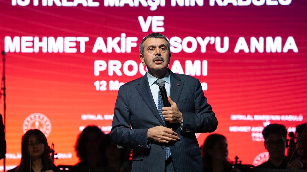 İstiklal Marşı'nın Kabulü ve Mehmet Akif Ersoy'u Anma Programı