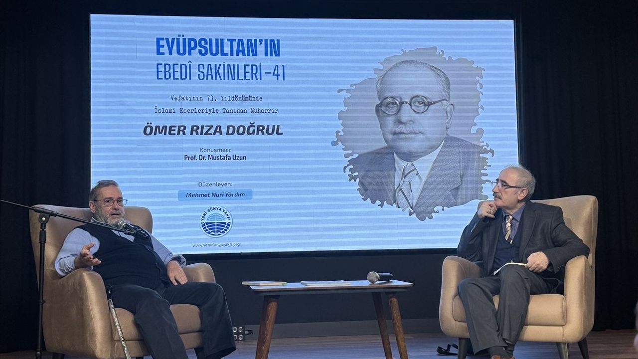 Ömer Rıza Doğrul 73. Yılıyla Anıldı