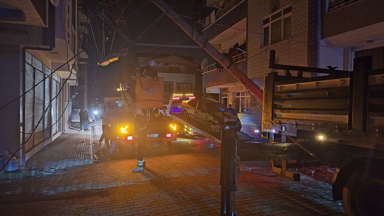 Samsun'da Alkollü Sürücünün Kaçış Denemesi Kaza ile Sonuçlandı