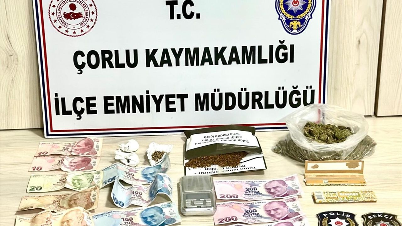 Tekirdağ'da Uyuşturucu Operasyonu: 1 Tutuklama