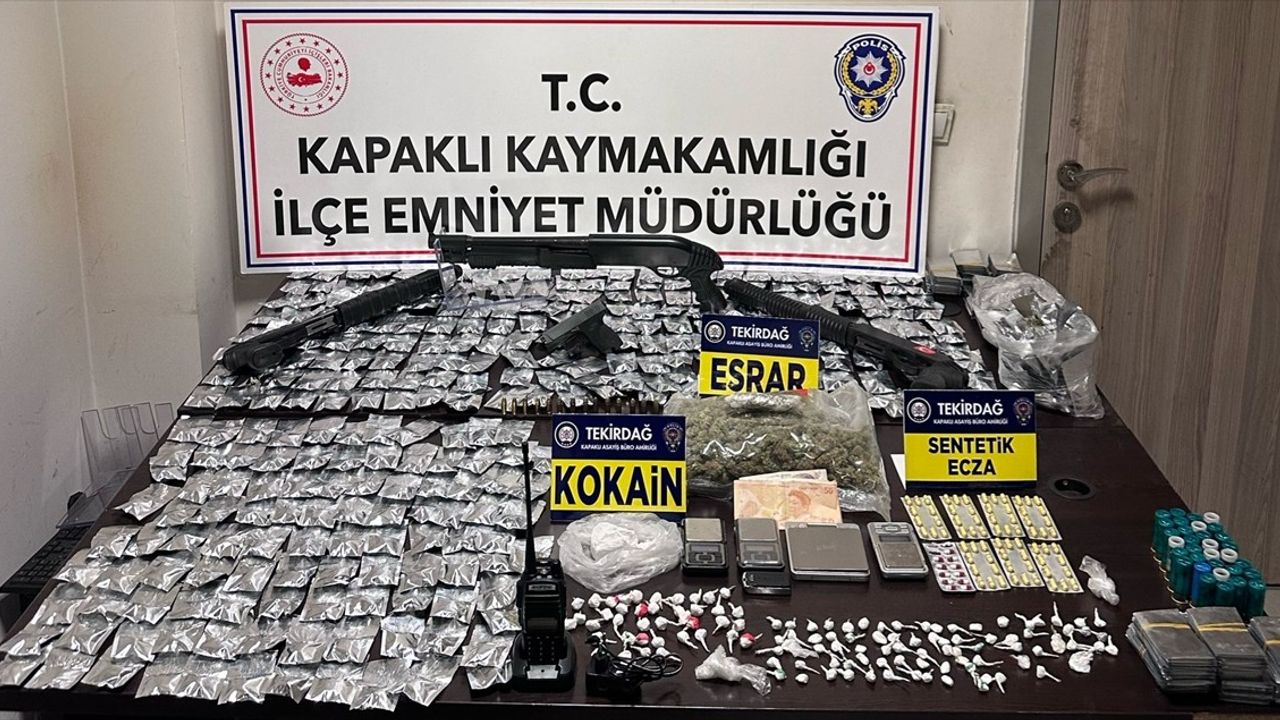 Tekirdağ'da Uyuşturucu Operasyonu: 2 Şüpheli Tutuklandı