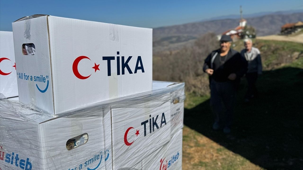 TİKA'nın Kuzey Makedonya'daki Gıda Yardımı