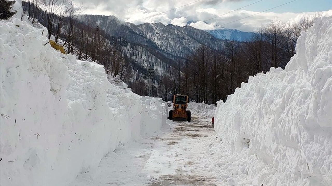 Artvin'deki Çığ Sonrası 6 Köy Yolu Yeniden Ulaşıma Açıldı