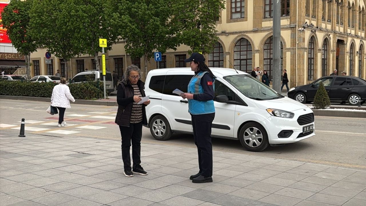Çorum'da Sigara İzmariti Atanlara Dronla Ceza