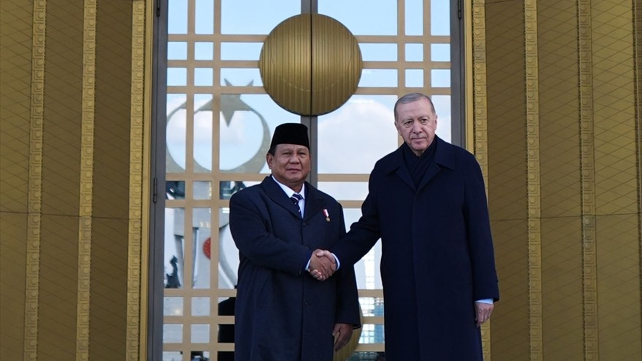 Cumhurbaşkanı Erdoğan, Endonezya Cumhurbaşkanı Subianto'yu Ağırladı