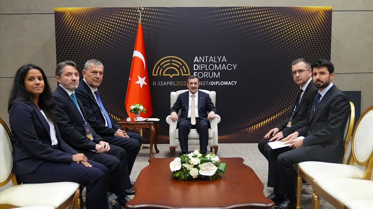 Cumhurbaşkanı Yardımcısı Yılmaz'dan UNRWA Genel Komiseri ile Önemli Görüşme