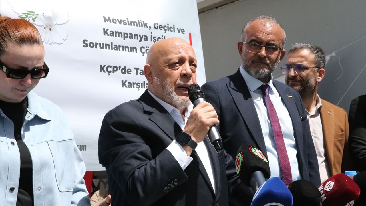 HAK-İŞ Başkanı Arslan, Van'daki Çalışanlarla Dayanışma Gösterdi