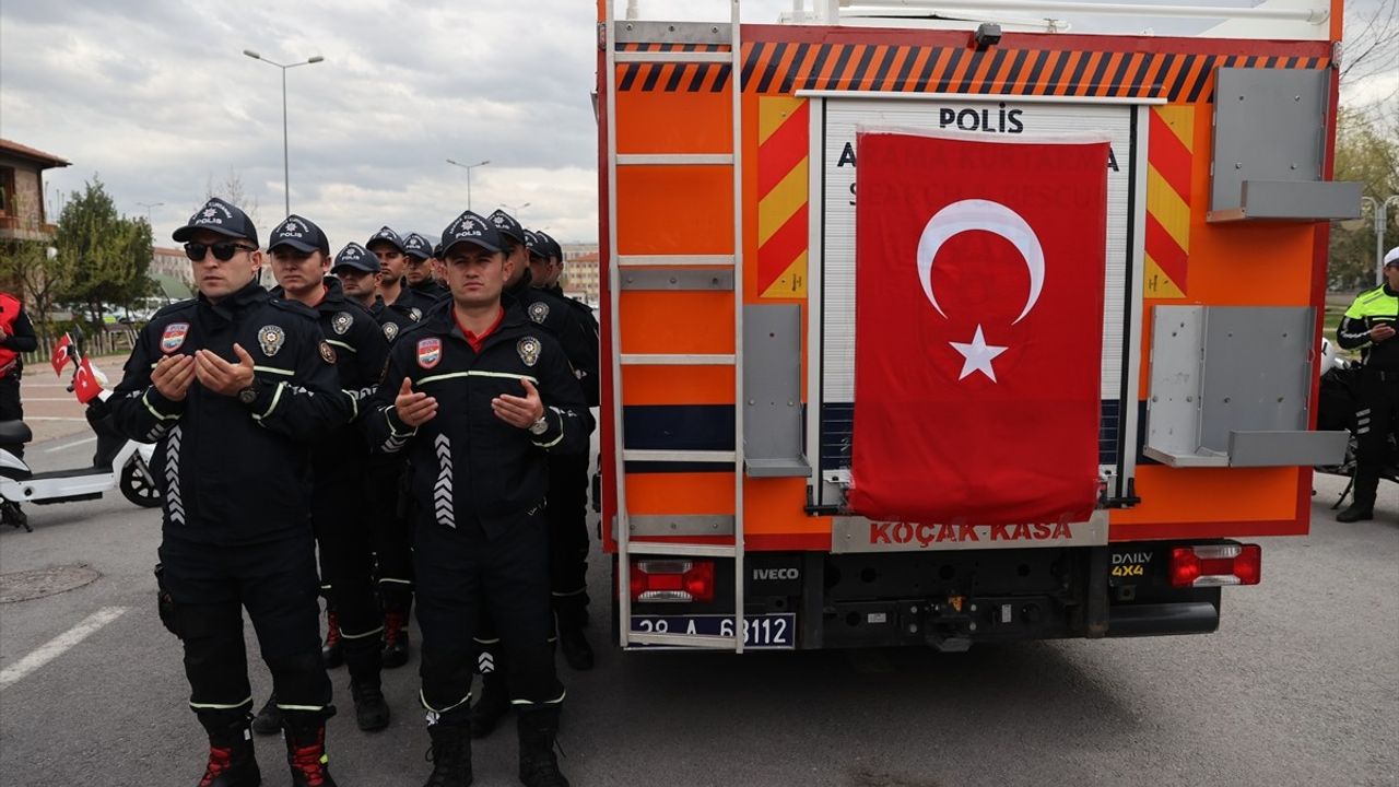 Kayseri Emniyet Müdürlüğü 21 Yeni Araçla Güçlendi