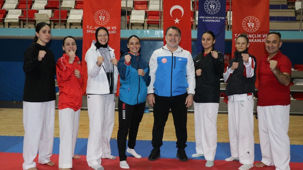 Milli Karateciler Ağrı'da Kamp Yapıyor