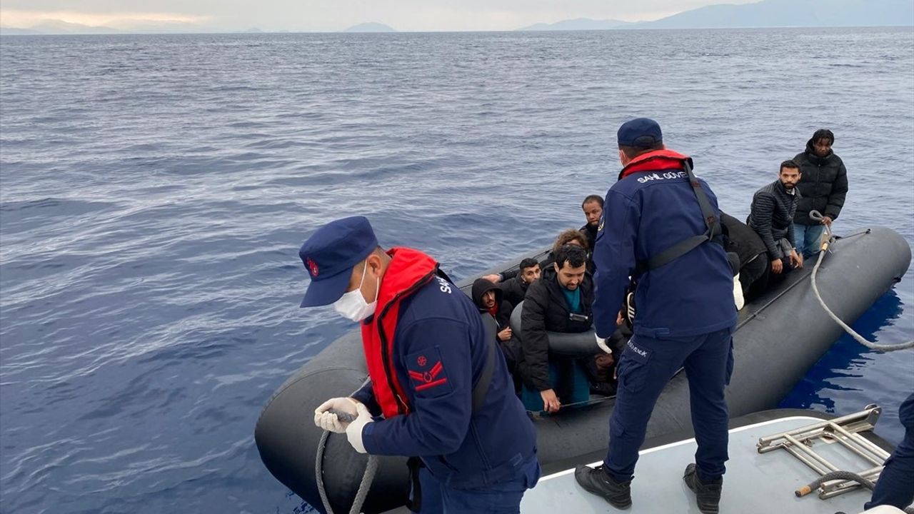 Muğla'da Düzensiz Göçmen Yakalamaları