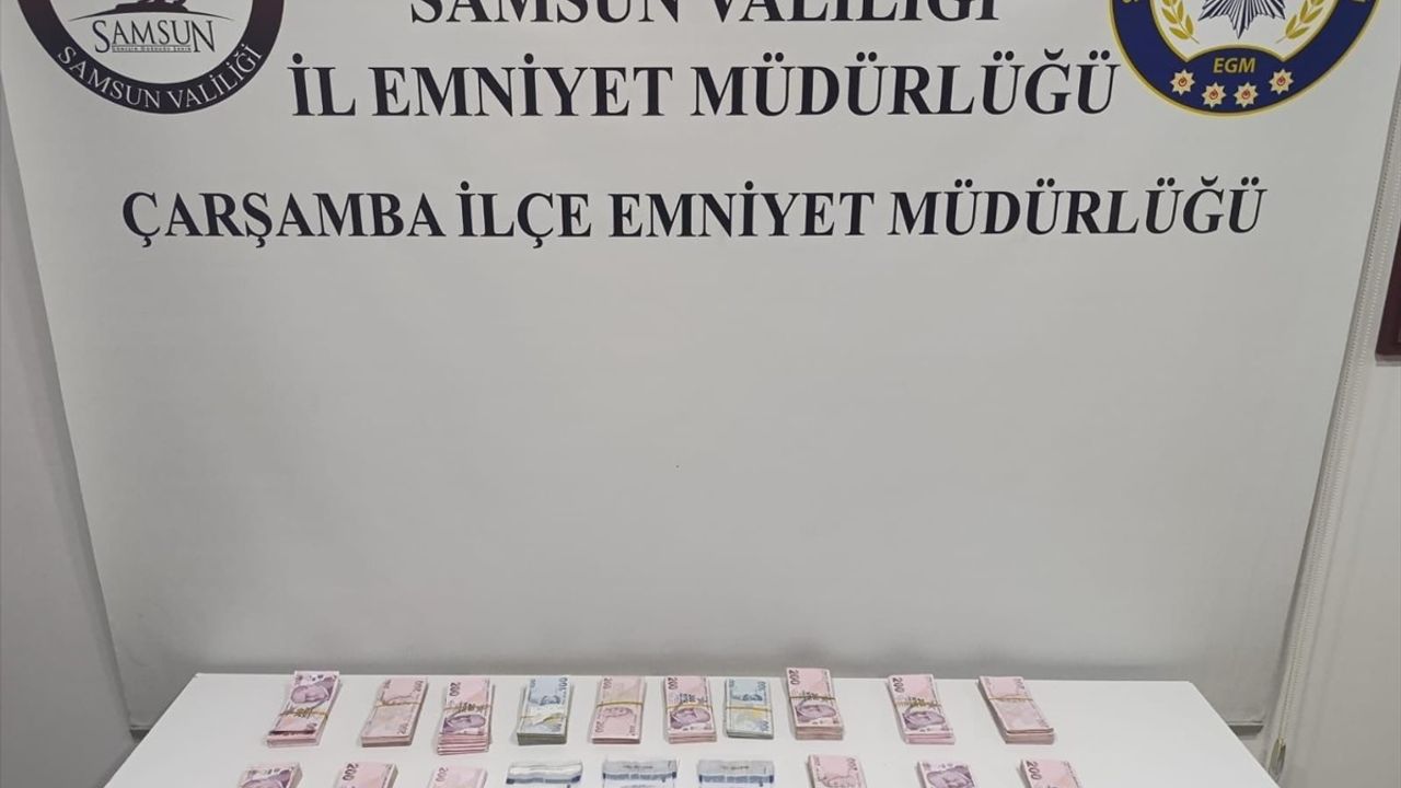 Samsun'da Sahte Altın Satmaya Çalışan İki Zanlı Yakalandı