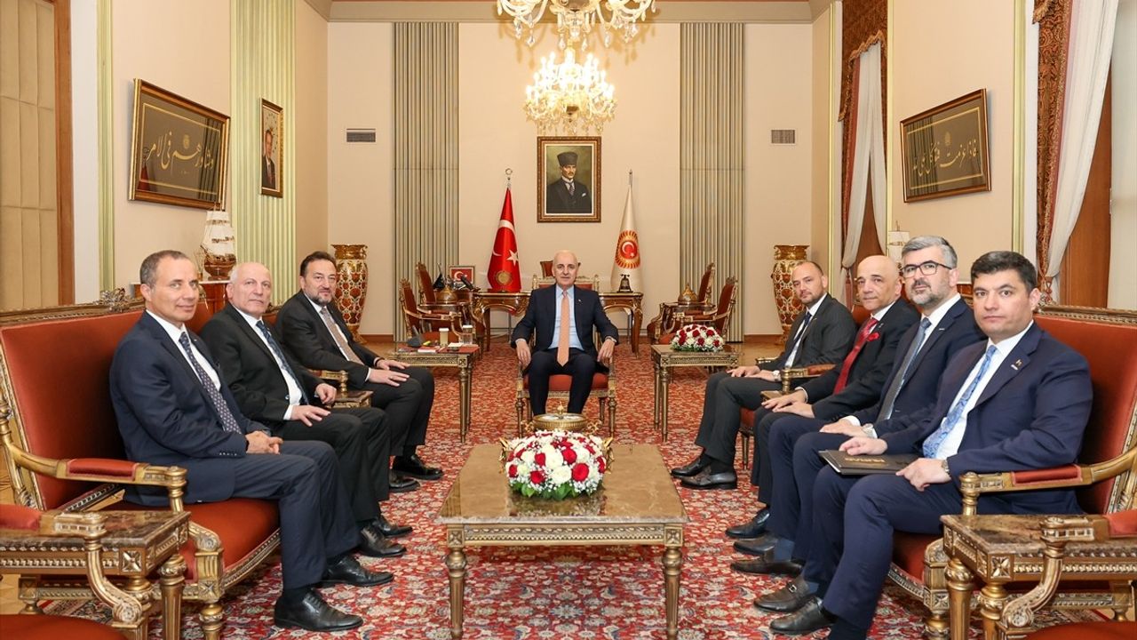 TBMM Başkanı Kurtulmuş, MÜSİAD Başkanı Asmalı'yı Ağırladı