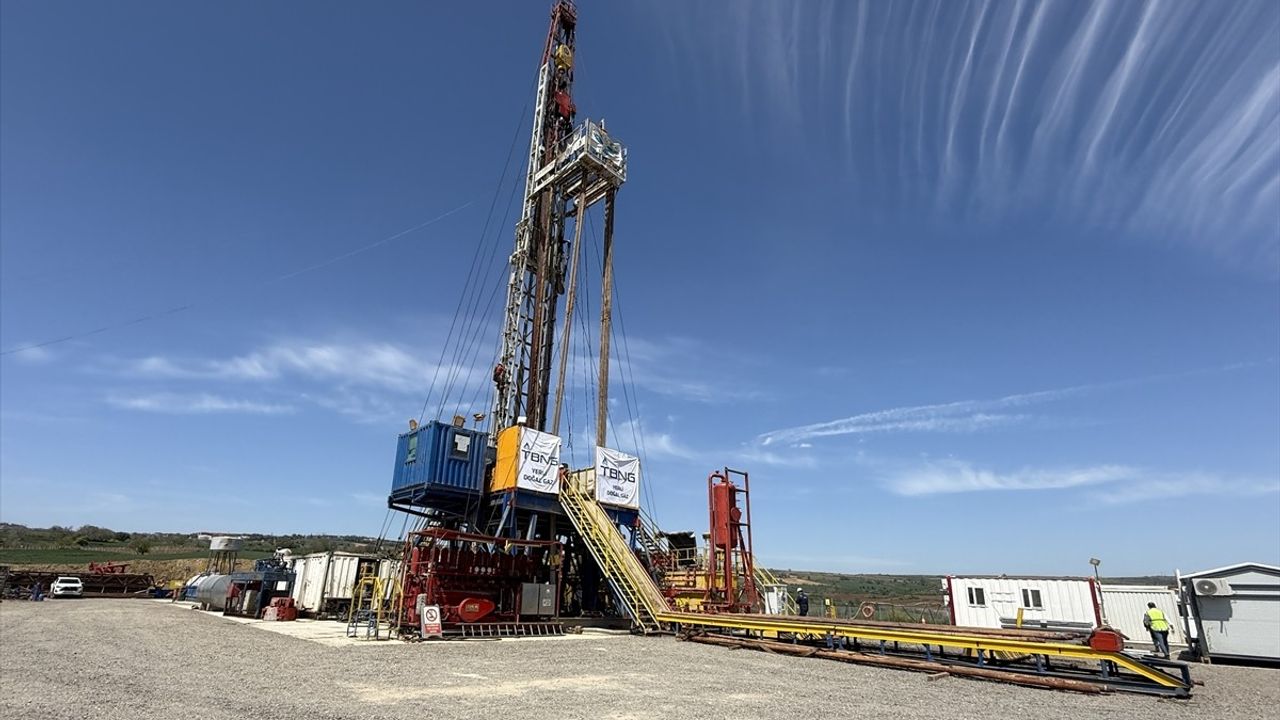 Tekirdağ'da Doğal Gaz Üretimi Arttı