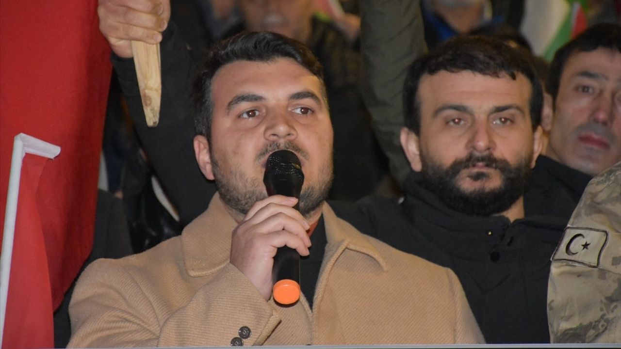 Trabzon'da Filistin'e Destek Gösterisi