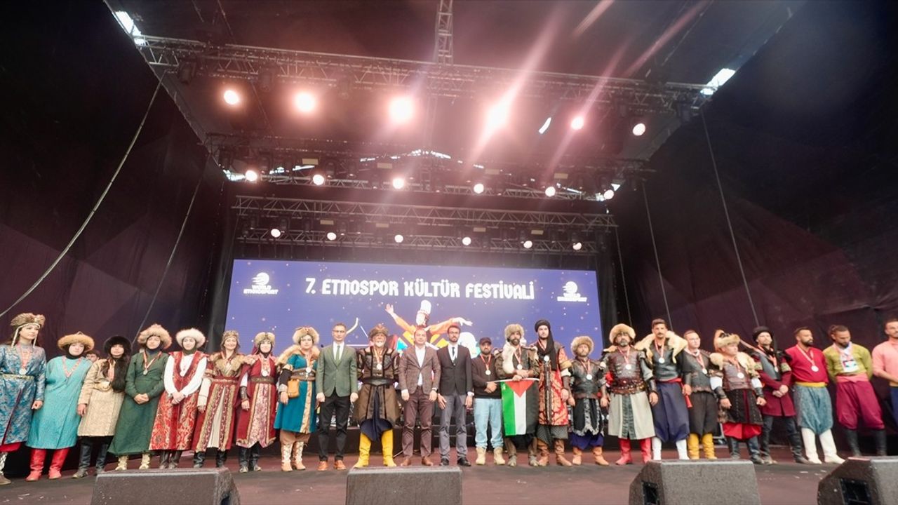 7. Etnospor Kültür Festivali Kapanış Töreni Gerçekleşti