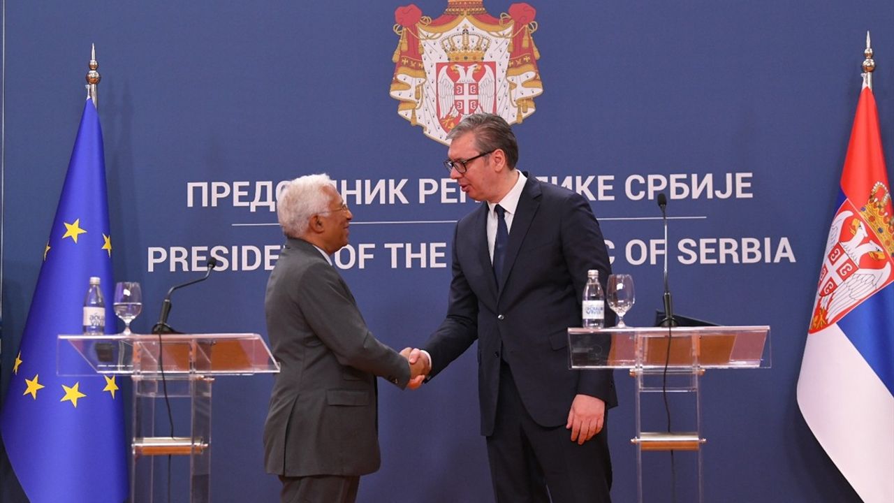 AB Konseyi Başkanı Costa'dan Sırbistan'a Destek Mesajı