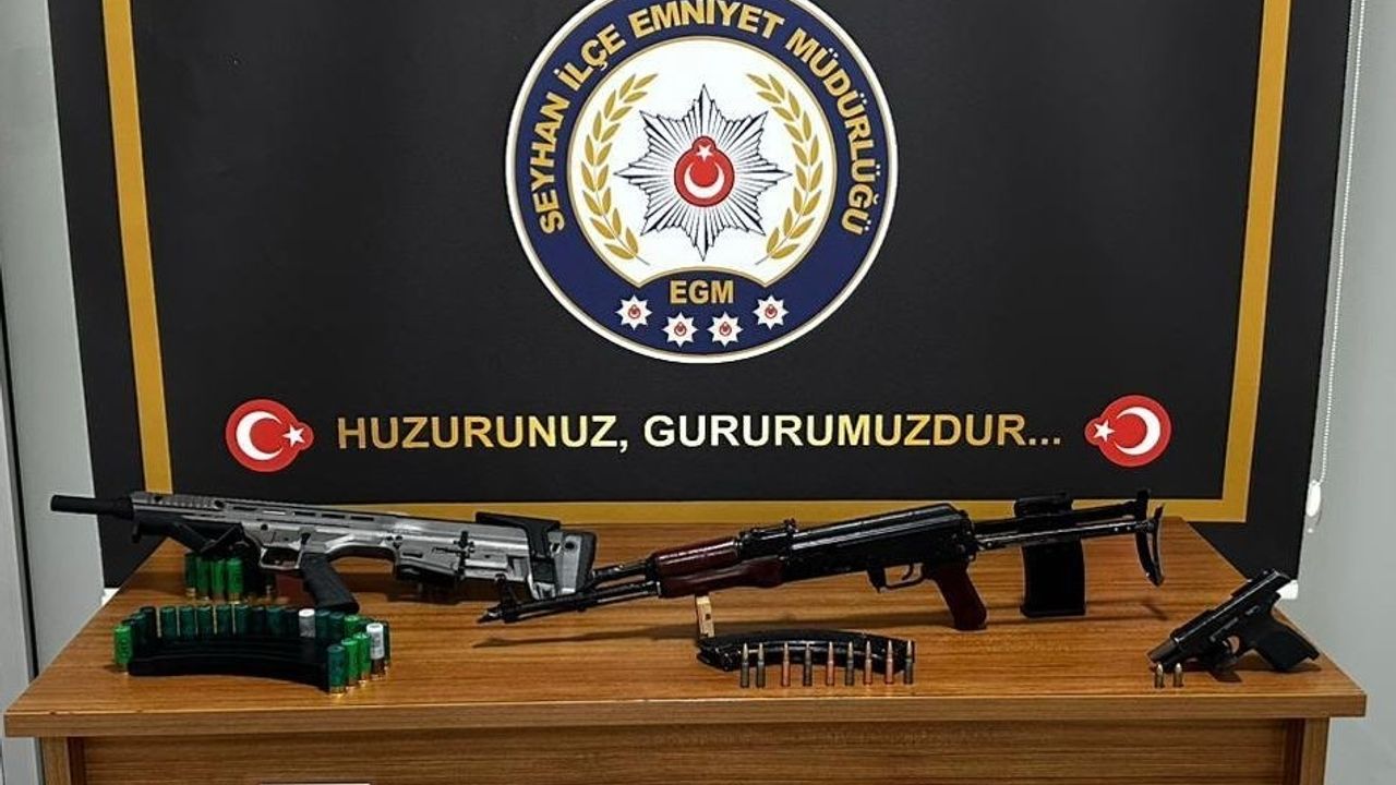 Adana'da 3 Kardeşe Silah Operasyonu
