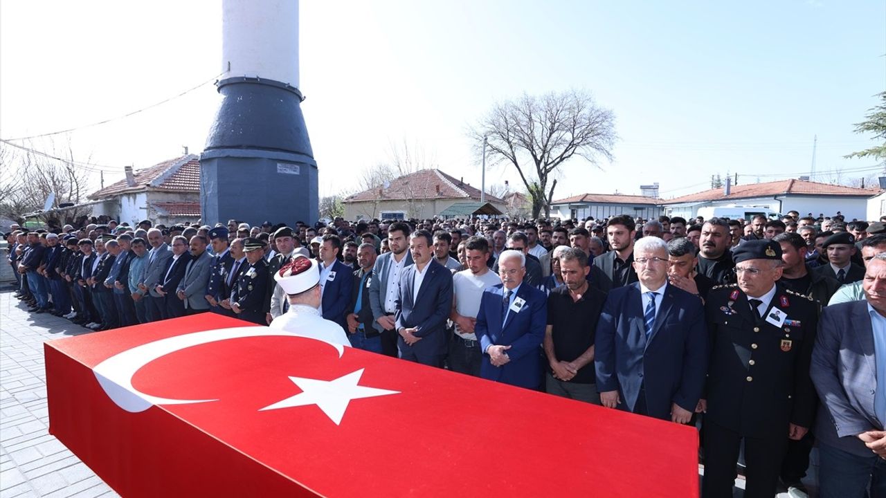 Aksaray'da Vefat Eden Asker Son Yolculuğuna Uğurlandı
