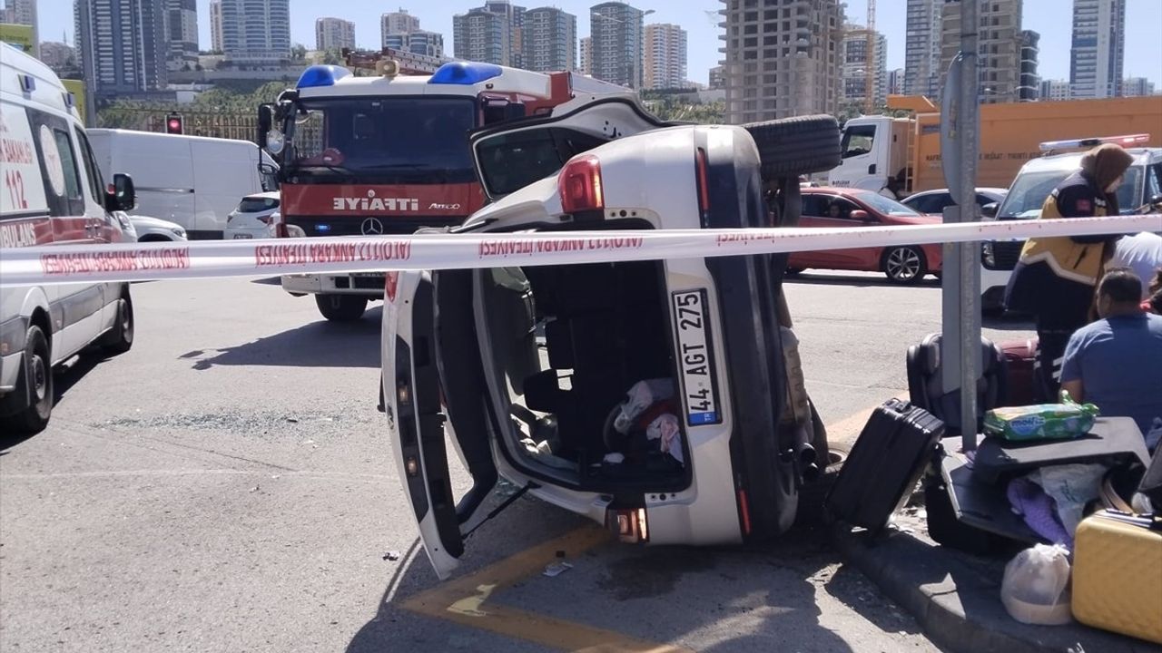 Ankara'da Kazada 6 Kişi Yaralandı