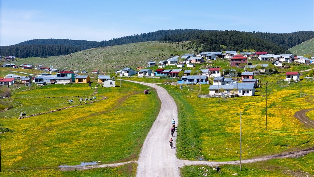 Ardahan Göle'de Bisiklet Etkinliği Heyecanı