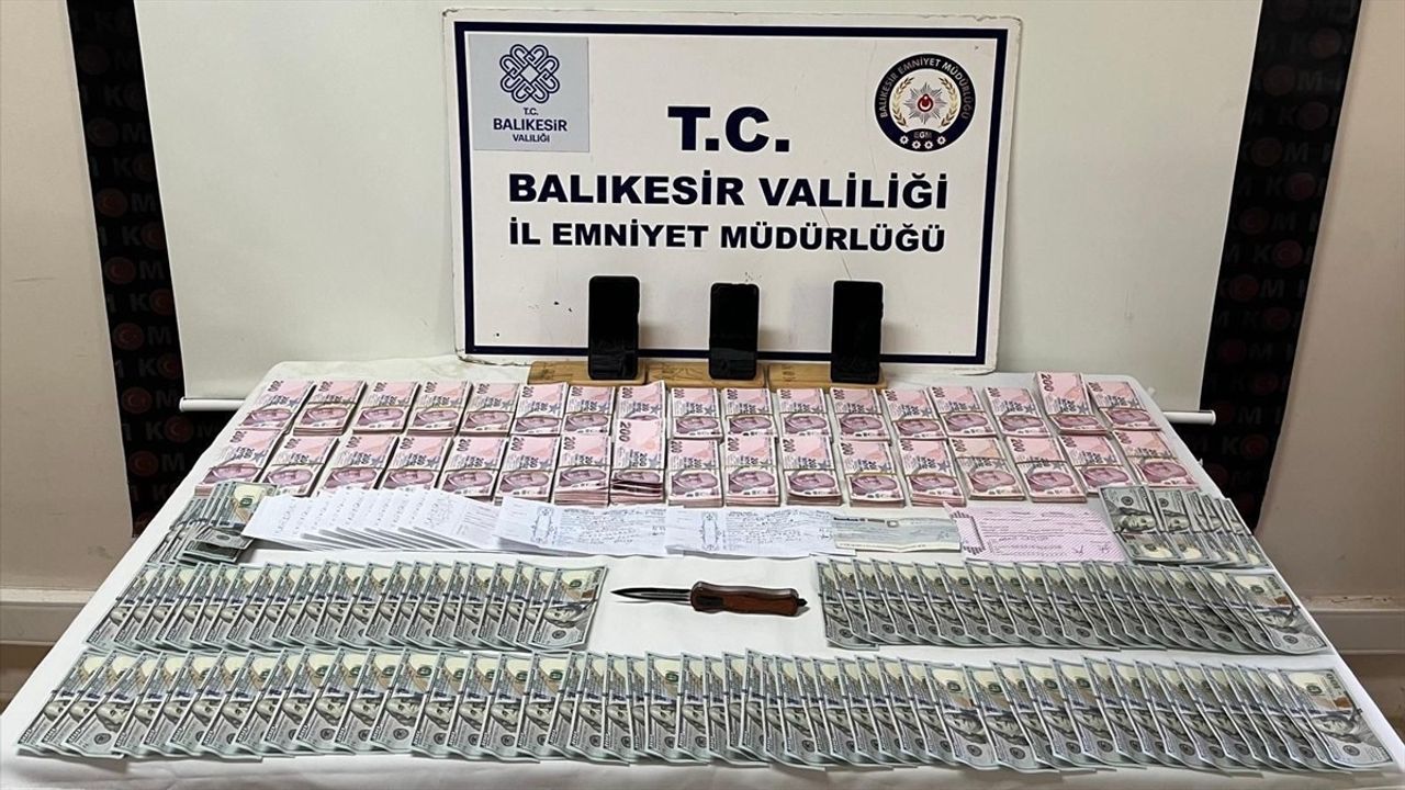 Balıkesir'de Tefecilik Operasyonu: 6 Kişi Gözaltına Alındı