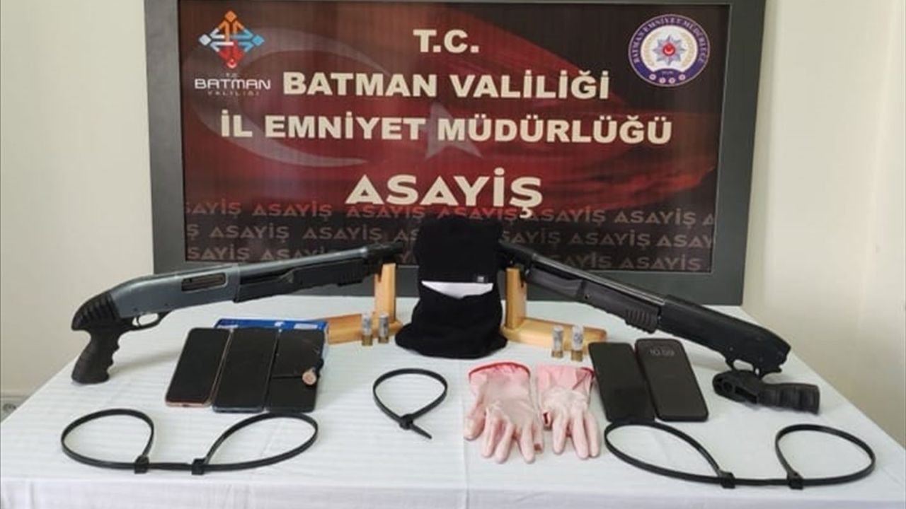 Batman'da Suç Örgütüne Operasyon: 9 Tutuklama