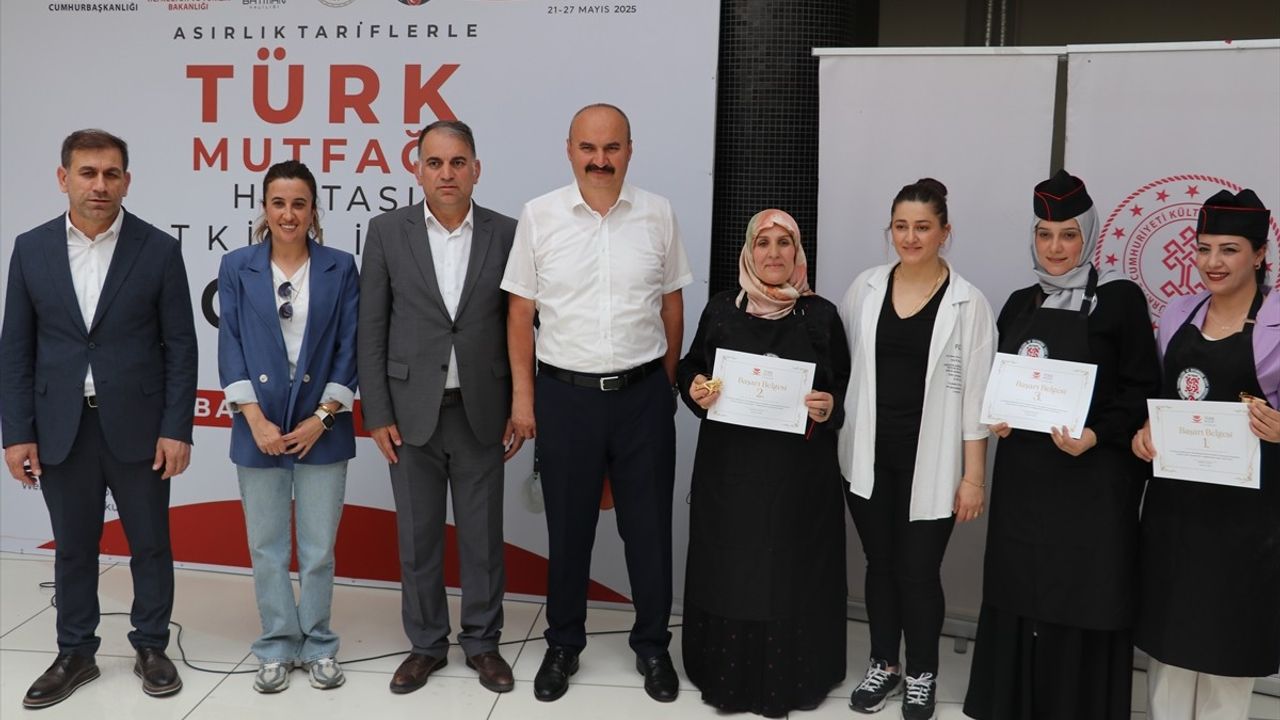 Batman'da Türk Mutfağı Haftası Etkinliği