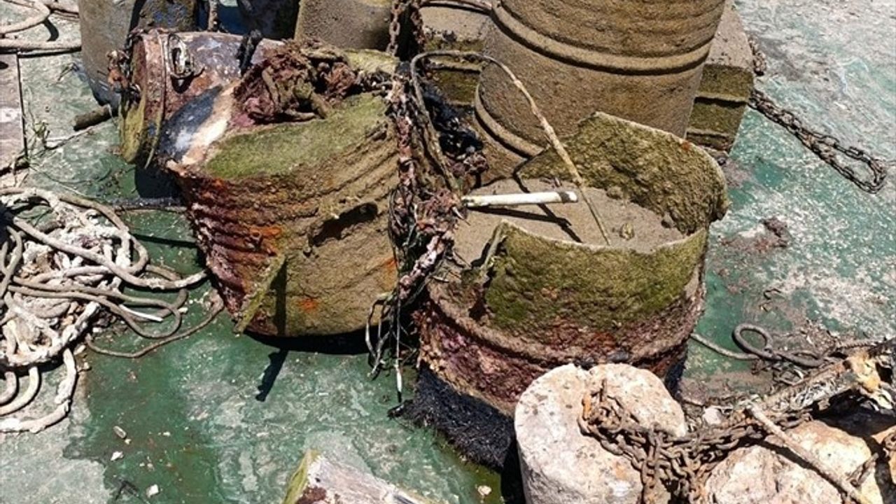 Bodrum'da Deniz Dibi Temizliği: 50 Ton Atık Toplandı