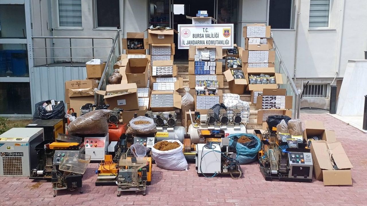 Bursa'da Kaçakçılık Operasyonu: 3 Şüpheli Tutuklandı