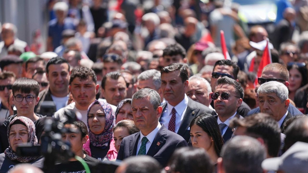 CHP Genel Başkanı Özgür Özel'den Soma'da Anma